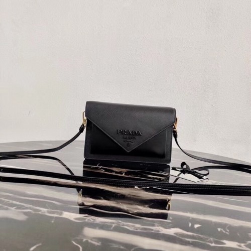 Prada Saffiano Leather Mini Bag 1BP020 Black Prada Saffiano Leather Mini Bag 1BP020 Black
