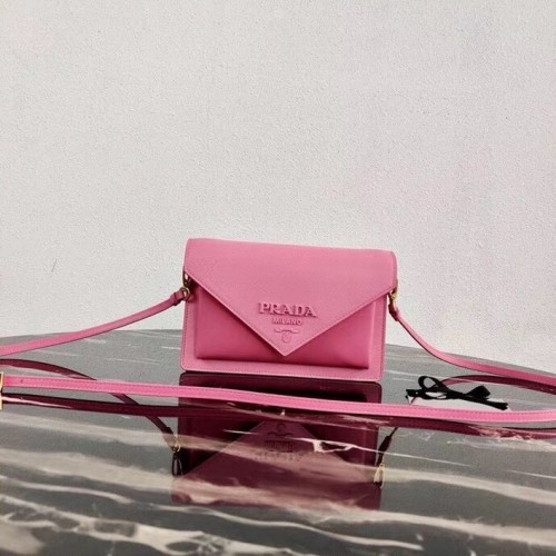 Prada Saffiano Leather Mini Bag 1BP020 Pink Prada Saffiano Leather Mini Bag 1BP020 Pink
