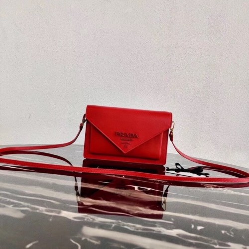 Prada Saffiano Leather Mini Bag 1BP020 Red Prada Saffiano Leather Mini Bag 1BP020 Red