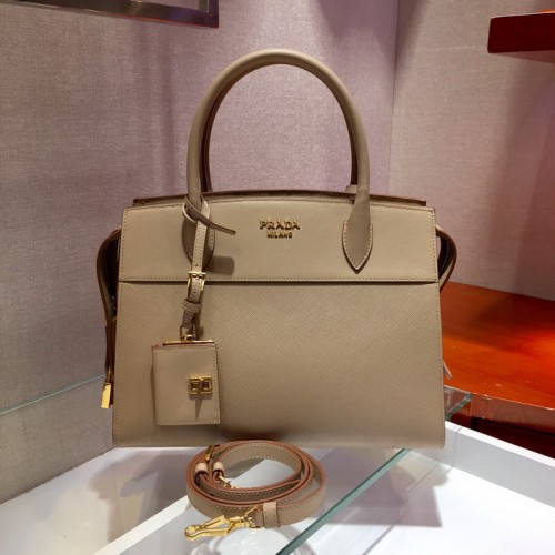 Prada Saffiano Leather Tote Large Bag lBA046 Apricot Prada Saffiano Leather Tote Large Bag lBA046 Apricot