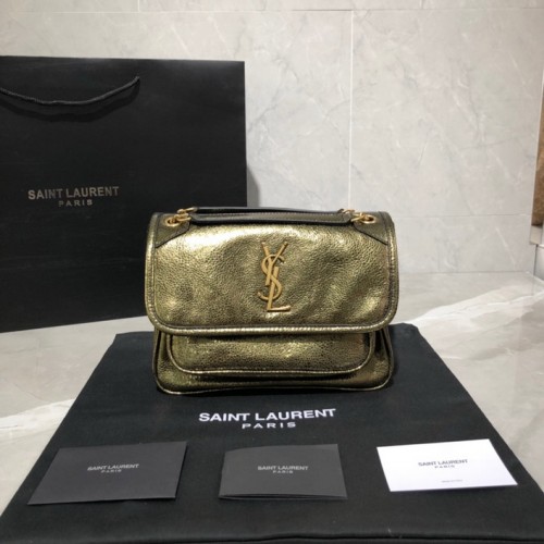 Saint Laurent Small Niki Shoulder Bag 533037 Golden Saint Laurent Small Niki Shoulder Bag 533037 Golden