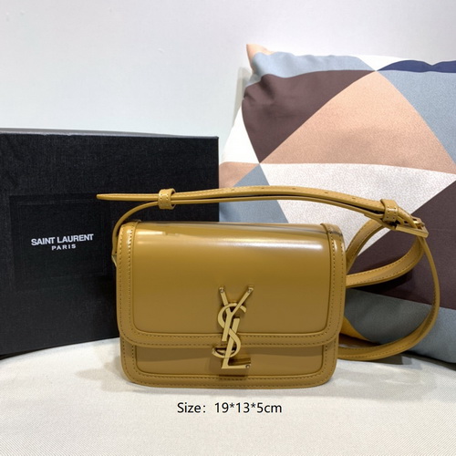 Saint Laurent Rue De Solferino Box Bag Beige Yellow Saint Laurent Rue De Solferino Box Bag Beige Yellow