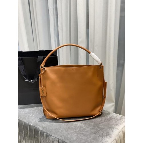 Saint Laurent Tag Hobo Bag Camel Saint Laurent Tag Hobo Bag Camel