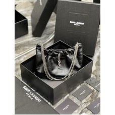 Saint Laurent Cloud-Shaped Underarm Bag Black