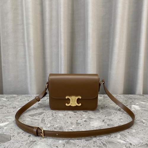 Celine Triomphe Bag Double C lock Box 0210 In Yellow Celine Triomphe Bag Double C lock Box 0210 In Yellow