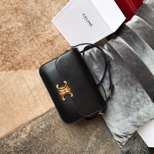 Celine Triomphe Bag Black Celine Triomphe Bag Black