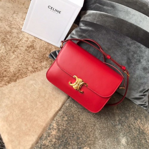 Celine Triomphe Bag Red Celine Triomphe Bag Red