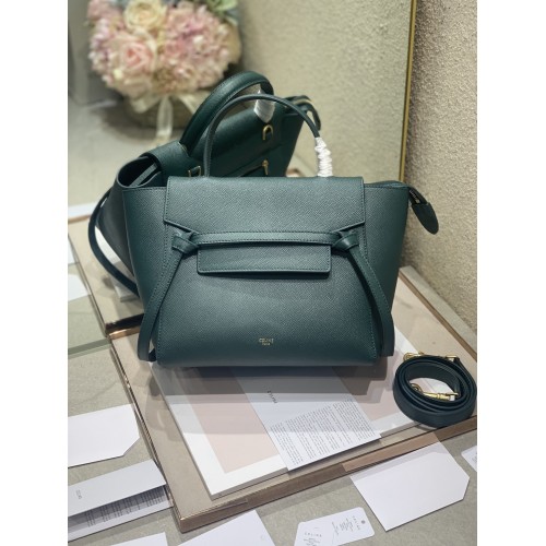 Celine Belt Bag 189153 Dark Green Celine Belt Bag 189153 Dark Green