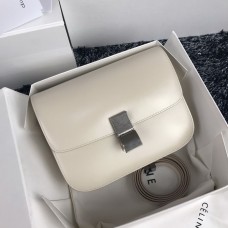Celine Classic Box Bag White 189173 Celine Classic Box Bag White 189173