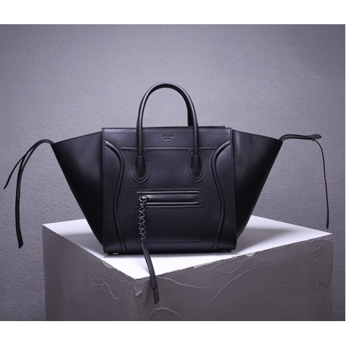 Celine New Luggage Phantom Square Bag 3341 Black Celine New Luggage Phantom Square Bag 3341 Black