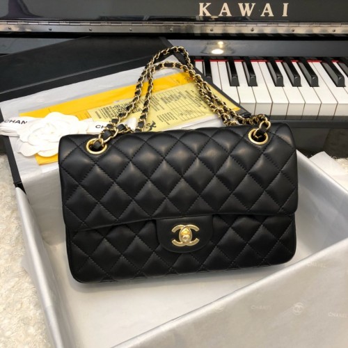 Chanel Classic 23cm Flap Bag Lambskin Black Chanel Classic 23cm Flap Bag Lambskin Black