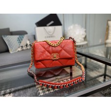 Chanel 19 Bag Lambskin 1160 Red Chanel 19 Bag Lambskin 1160 Red