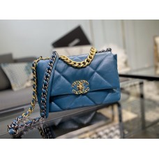 Chanel 19 Bag Lambskin 1160 Turkey Blue Chanel 19 Bag Lambskin 1160 Turkey Blue