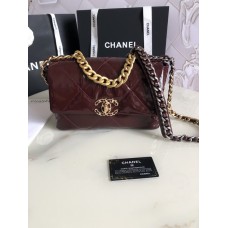 Chanel 19 Bag Patent Leather 1160 Burgundy Chanel 19 Bag Patent Leather 1160 Burgundy