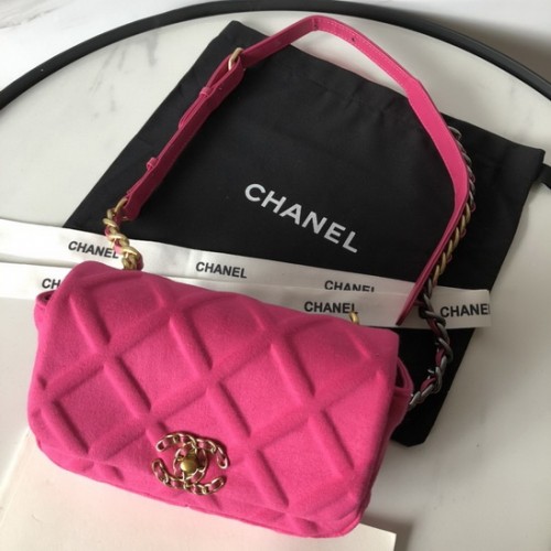 Chanel 19 Waist Bag Cotton Peach Chanel 19 Waist Bag Cotton Peach
