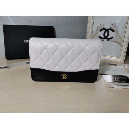 Chanel Calfskin Gabrielle WOC Wallet On Chain 33814 White Chanel Calfskin Gabrielle WOC Wallet On Chain 33814 White