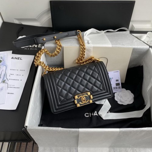 Chanel Le Boy Flap Bag Calfskin Black Chanel Le Boy Flap Bag Calfskin Black