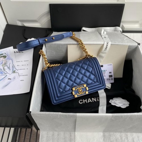 Chanel Le Boy Flap Bag Calfskin Dark Blue Chanel Le Boy Flap Bag Calfskin Dark Blue