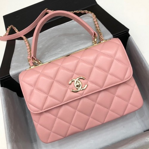 Chanel Trendy CC Bag Lambskin Pink Chanel Trendy CC Bag Lambskin Pink
