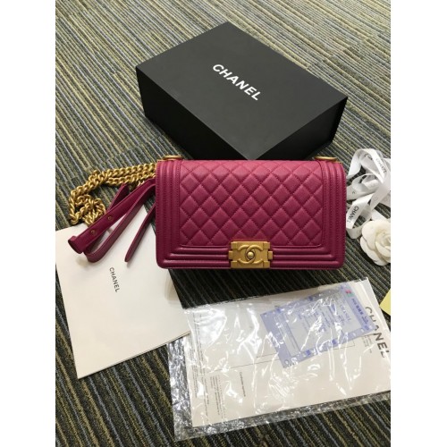 Chanel Le Boy Medium Flap Bag Caviar A67086 Rose/Golden Chanel Le Boy Medium Flap Bag Caviar A67086 Rose/Golden