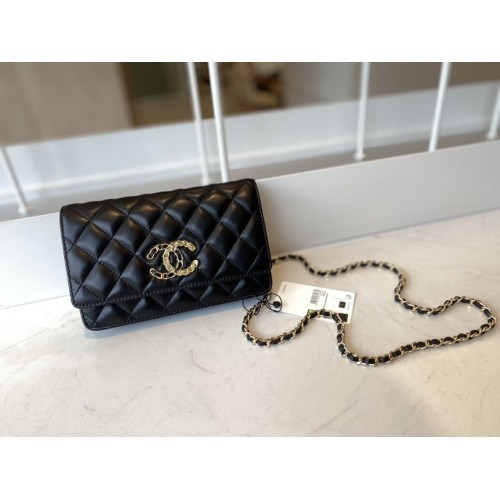 Chanel Classic Wallet On Chain Lambskin AP1794 Black Chanel Classic Wallet On Chain Lambskin AP1794 Black