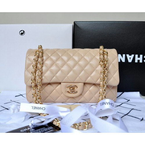 Chanel Lambskin Quilted Medium Double Flap Apricot/G Chanel Lambskin Quilted Medium Double Flap Apricot/G