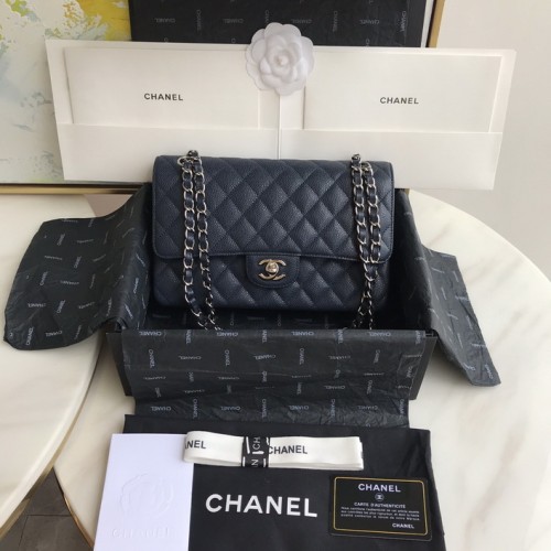 Chanel 1112 Flap Shoulder bag Caviar Dark Blue Chanel 1112 Flap Shoulder bag Caviar Dark Blue