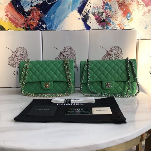 Chanel 1112 Flap Shoulder bag Caviar Green Chanel 1112 Flap Shoulder bag Caviar Green