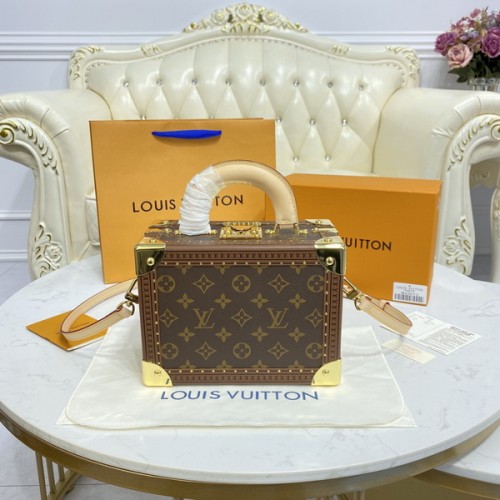 Louis Vuitton M45675 Valisette Tresor Box Bag Louis Vuitton M45675 Valisette Tresor Box Bag