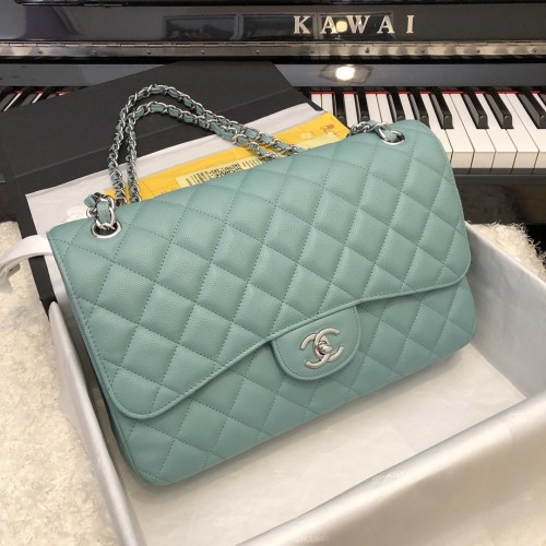 Chanel 1113 Large Flap Bag Caviar New Blue Chanel 1113 Large Flap Bag Caviar New Blue