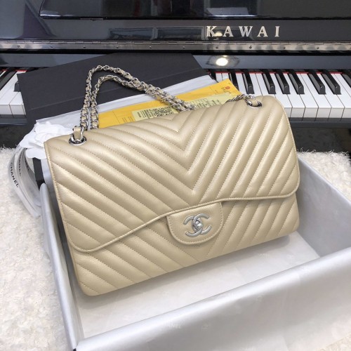 Chanel 1113 Large Flap Bag Caviar V Line Gold Chanel 1113 Large Flap Bag Caviar V Line Gold