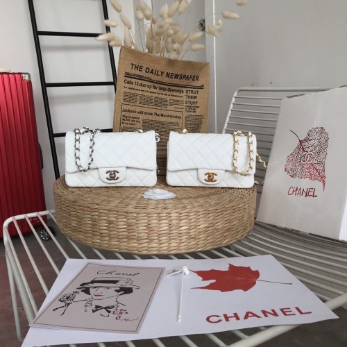 Chanel Small Flap Bag 1116 Caviar White Chanel Small Flap Bag 1116 Caviar White