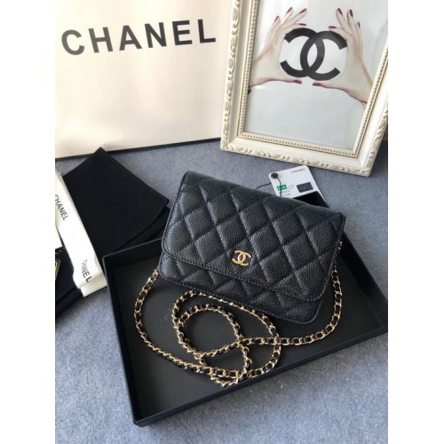 Chanel Matelasse Mini Caviar Leather Black AP1649 Golden Chain Chanel Matelasse Mini Caviar Leather Black AP1649 Golden Chain