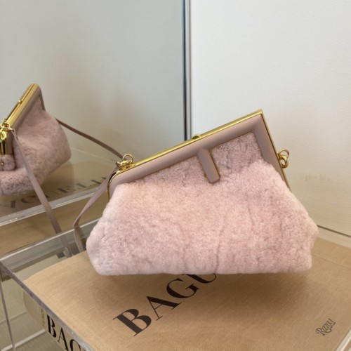 Fendi First Pink Sheepskin Bag Fendi First Pink Sheepskin Bag