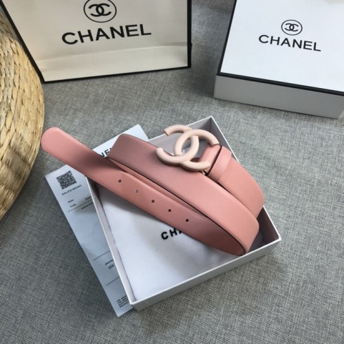 Chanel Belts 30mm Calfskin Pink Chanel Belts 30mm Calfskin Pink