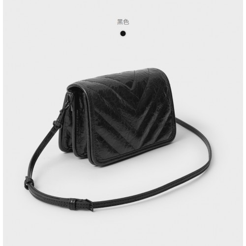 FS Simple Flap One-Shoulder Small Square Bag FS Simple Flap One-Shoulder Small Square Bag