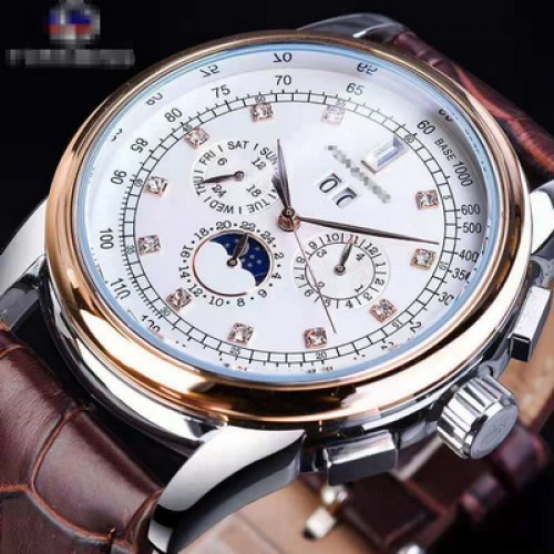 FS Shanghai Movement Inlaid Brick Automatic Hollow Business Waterproof Watch FS Shanghai Movement Inlaid Brick Automatic Hollow Business Waterproof Watch