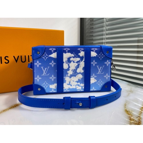 Louis Vuitton Soft Trunk Wallet Monogram Other In Blue M45432 Louis Vuitton Soft Trunk Wallet Monogram Other In Blue M45432