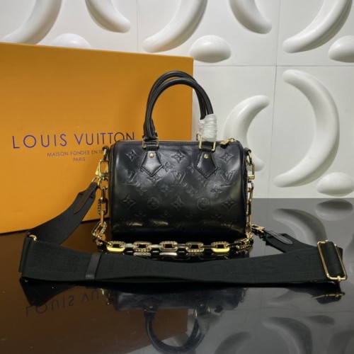 Louis Vuitton Speedy Bandoulière 22 M58631 Black Louis Vuitton Speedy Bandoulière 22 M58631 Black