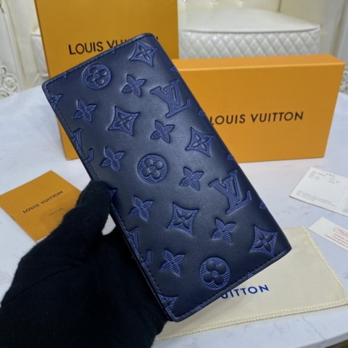Louis Vuitton BRAZZA Long Wallet Monogram Shadow Leather M80424 Louis Vuitton BRAZZA Long Wallet Monogram Shadow Leather M80424