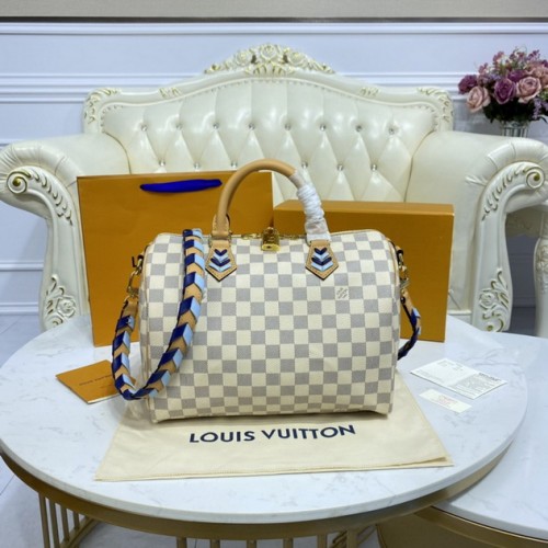 Louis Vuitton Speedy Bandoulière 30 Damier Azur N50054 Louis Vuitton Speedy Bandoulière 30 Damier Azur N50054