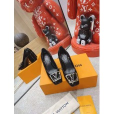 Louis Vuitton Madelene Trapezoidal Buckle High Heels