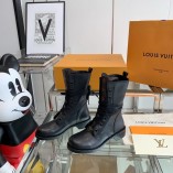 Louis Vuitton New in 2021 Metropolis Flat Ranger Boots Black 1A7W19