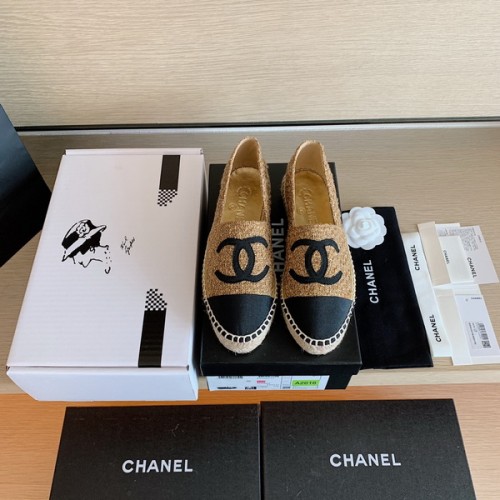 Chanel Spring And Summer New Double C Logo Fisherman Shoes Brown And Black Chanel Spring And Summer New Double C Logo Fisherman Shoes Brown And Black