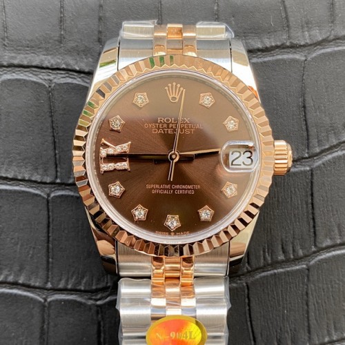Rolex Women's Diamond Watch Rose Golden Rolex Women's Diamond Watch Rose Golden