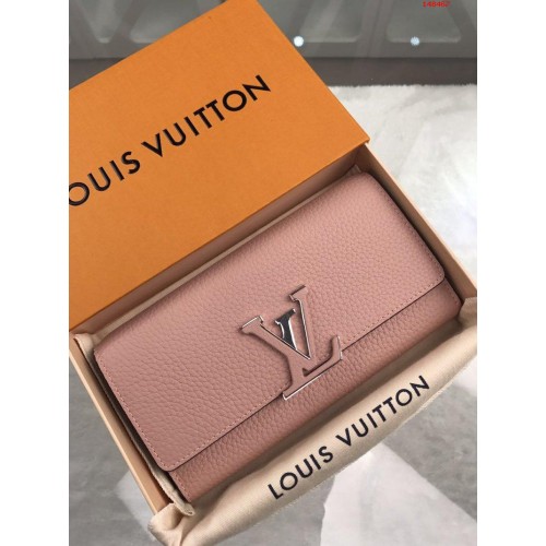 Louis Vuitton Leather Long Wallet M61250 Pink Louis Vuitton Leather Long Wallet M61250 Pink