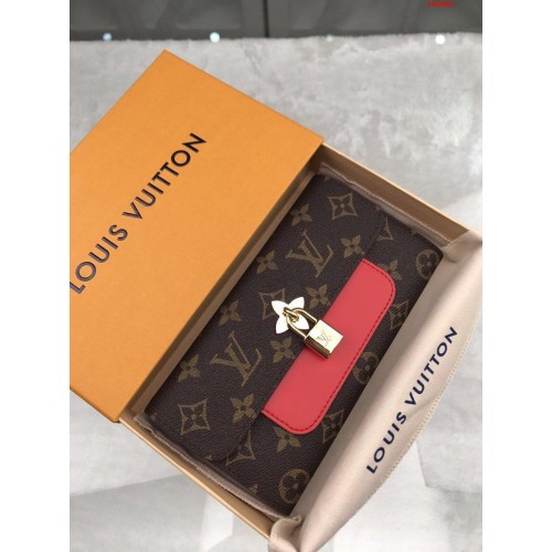 Louis Vuitton Monogram Canvas Long Wallet M62566 Red Louis Vuitton Monogram Canvas Long Wallet M62566 Red
