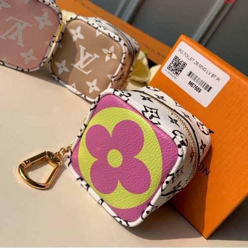 Louis Vuitton Monogram Cube Coin Wallet Pink Louis Vuitton Monogram Cube Coin Wallet Pink