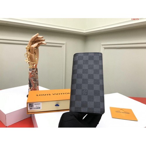 Louis Vuitton Long Wallet Damier Graphite N62665 Louis Vuitton Long Wallet Damier Graphite N62665