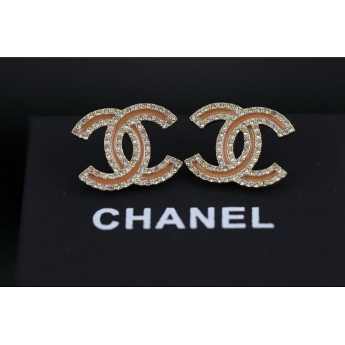 Chanel Pink C earrings Chanel Pink C earrings